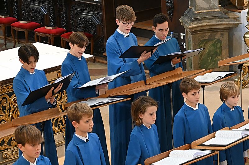 Der Trinity Boys Choir bei den Proben